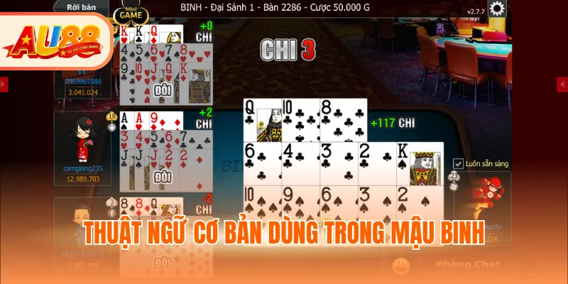 Thuật ngữ cơ bản dùng trong Mậu Binh